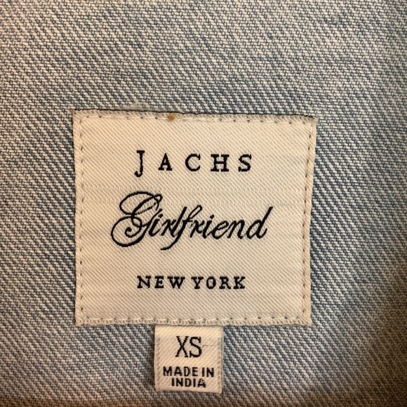 🐘NWOT Gorgeous and Super Cool Elephant Embroidered Jean Jacket XS🐘 - Picture 6 of 9